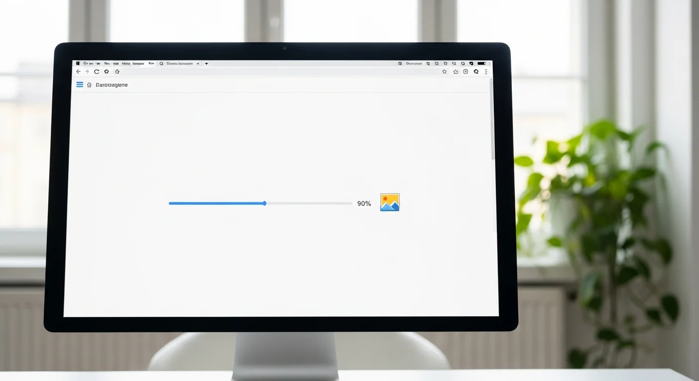 Interface web de conversion d'image affichant un fichier WebP en cours de traitement