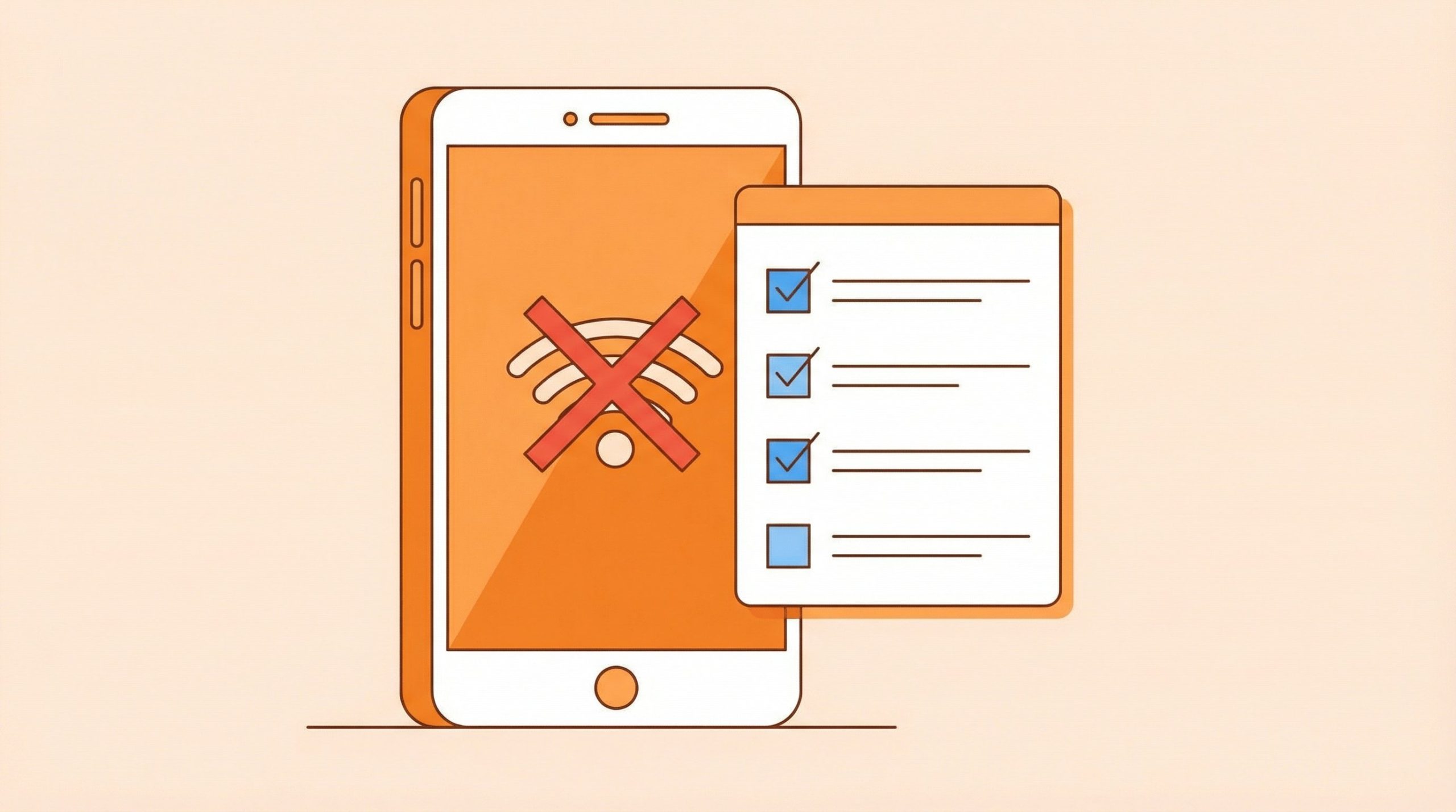 Erreur de connexion WiFi sur smartphone avec checklist de dépannage