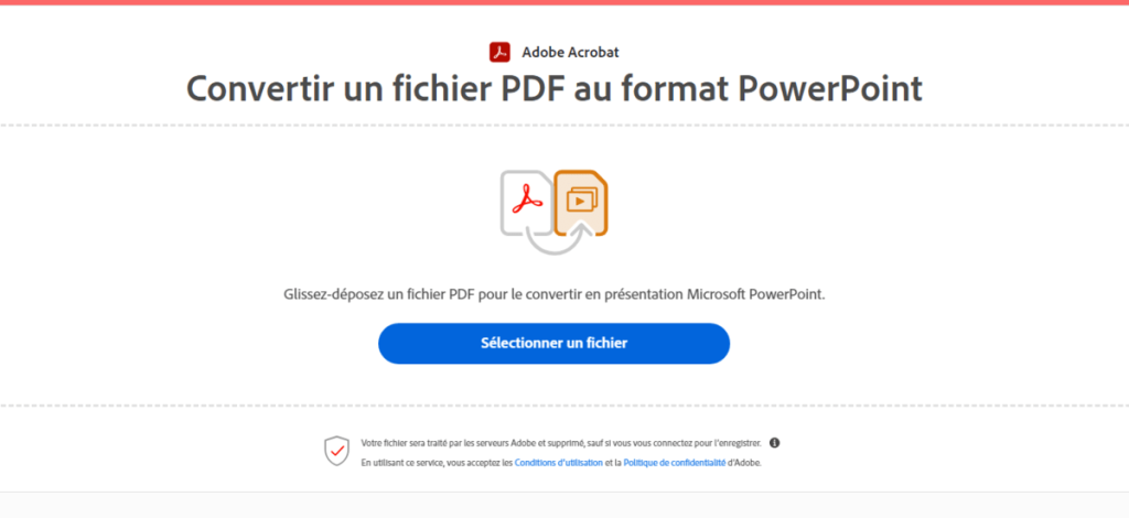 Convertir un PDF en PowerPoint en ligne - DjVuZone