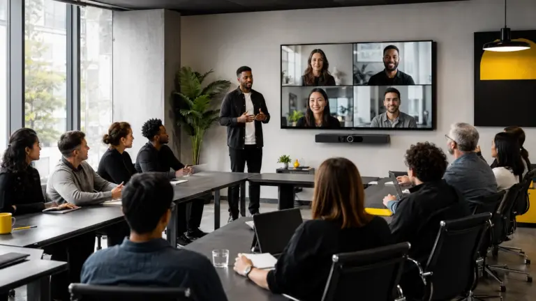 Formation hybride : quand choisir une barre de visioconférence ?