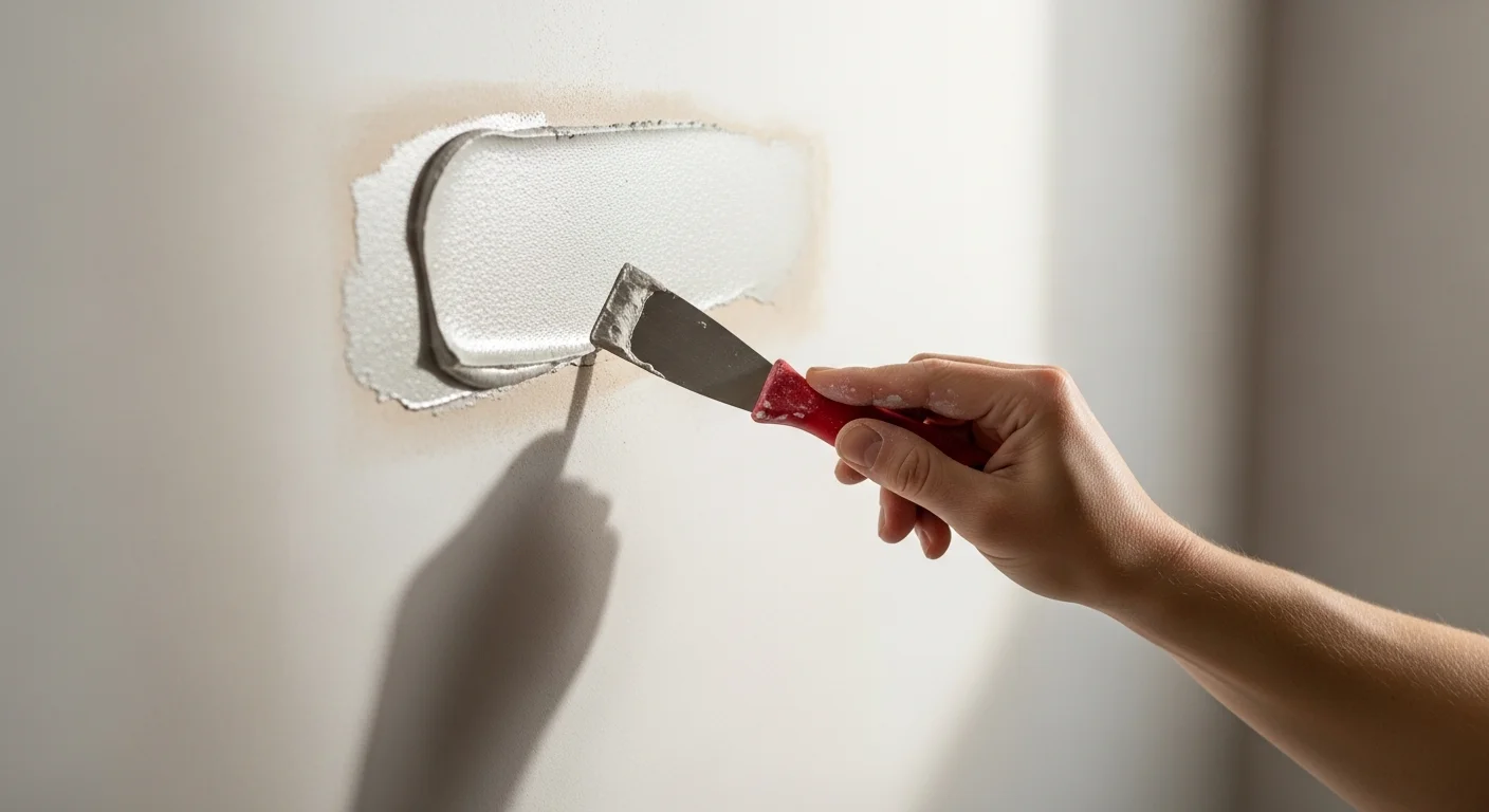 Préparation d'un mur avant peinture : nettoyage, rebouchage et ponçage