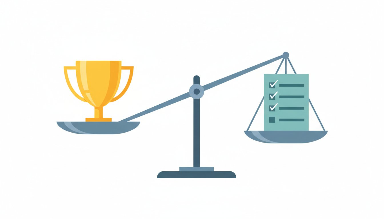 Balance entre criteres de selection et recompenses en entreprise