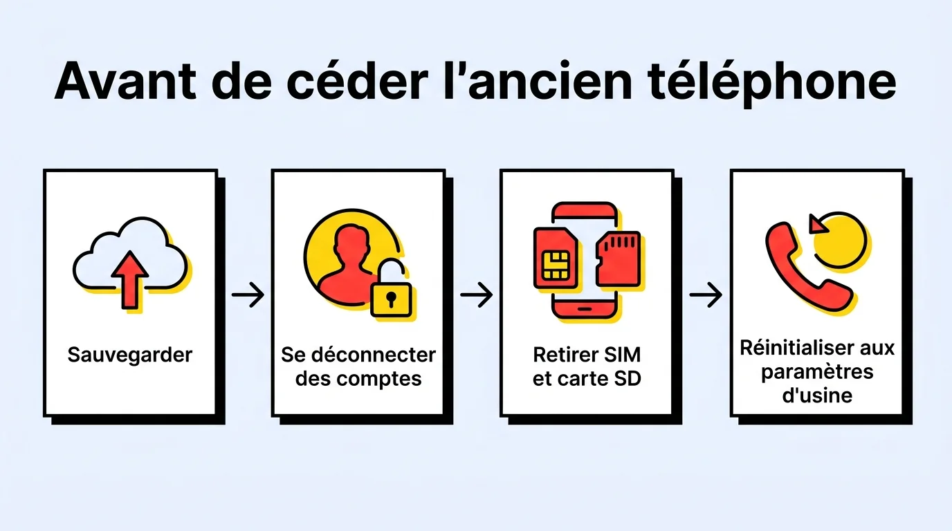 Effacer et sécuriser son ancien téléphone avant de le vendre, donner ou recycler